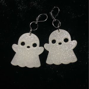 Plastic Fantastic! “Ghosted” Glow in the Dark Earrings